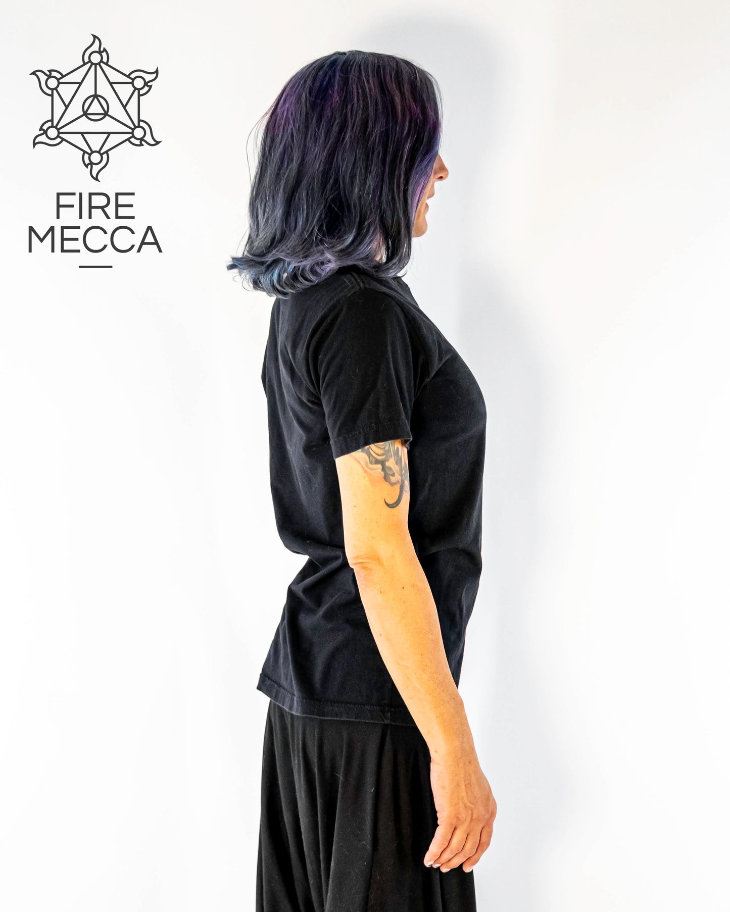 Short Sleeve Shirt by Fire Mecca as worn by Corinne Vivers