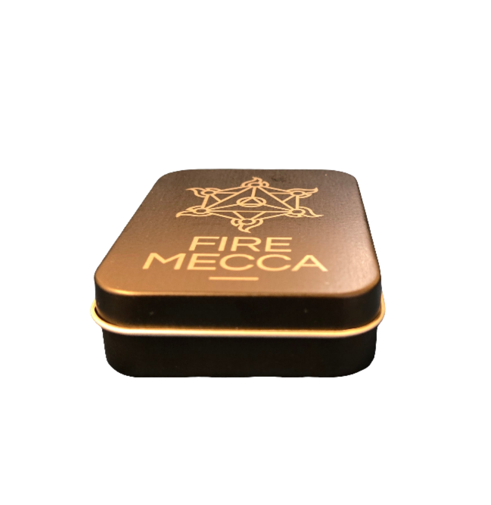 Fire Mecca Engraved Lighter - Matte Black