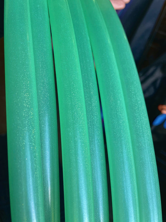 Mint Stardust (5/8 & 3/4) Polypro Hula Hoop