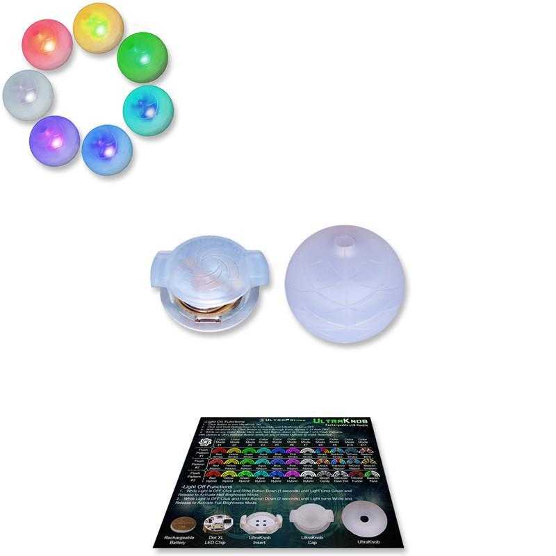 UltraKnob LED Poi Knobs sold by Fire Mecca