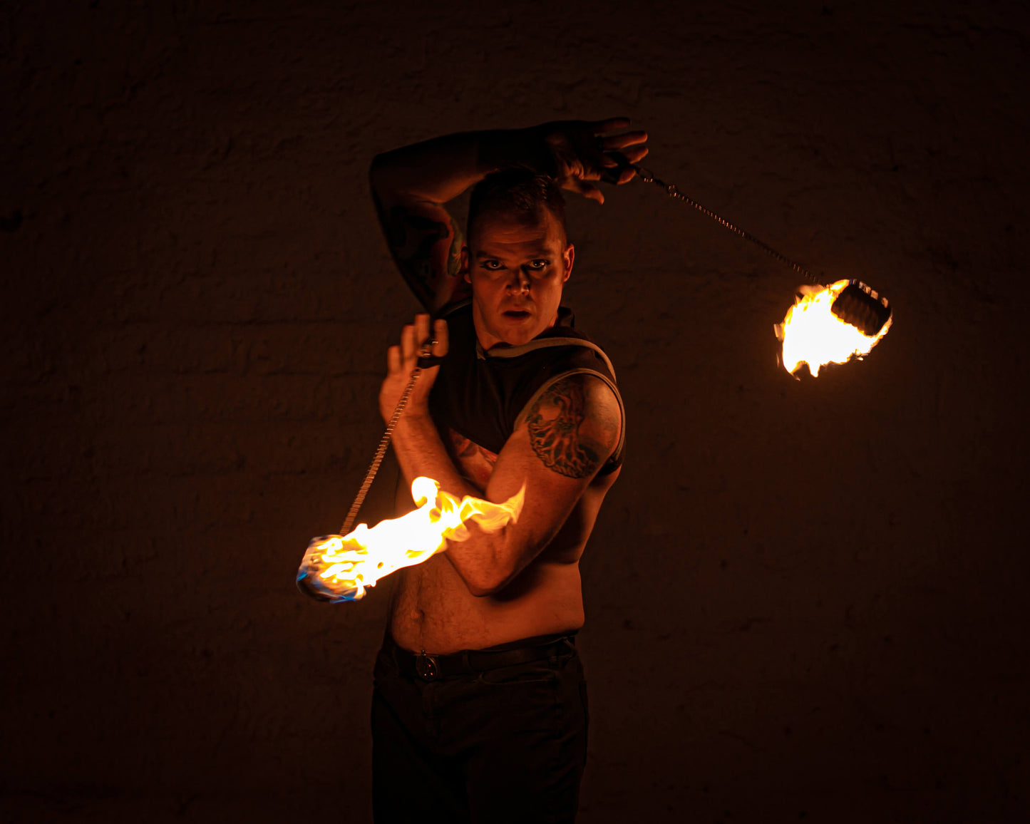Firepoi Set - Moonblaze Fire Poi Set