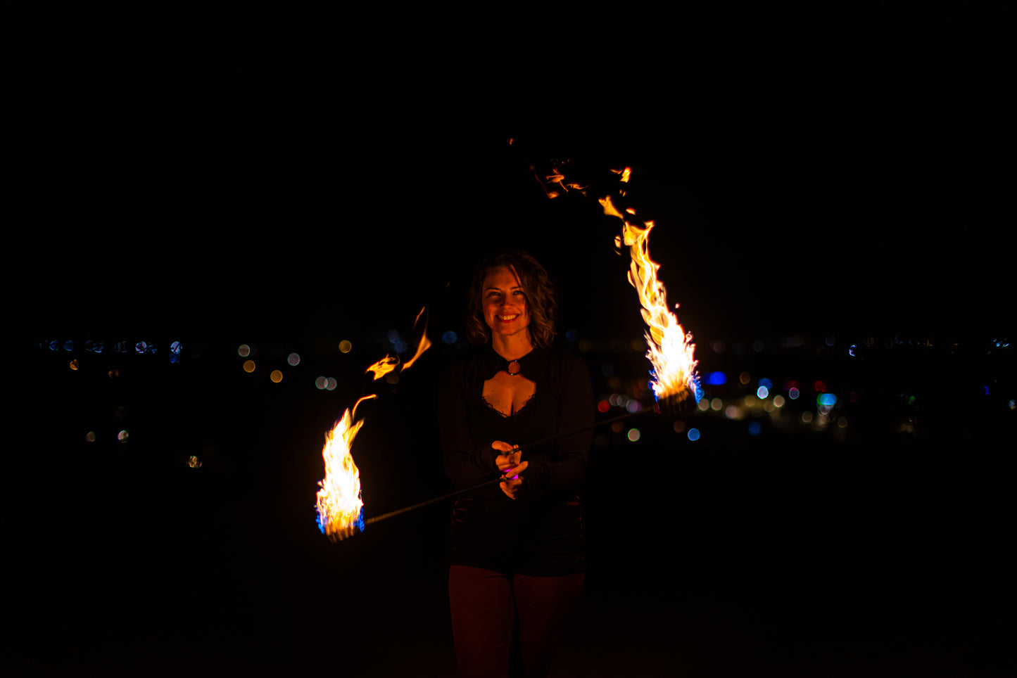 Elite Fire Poi - Fire Mecca