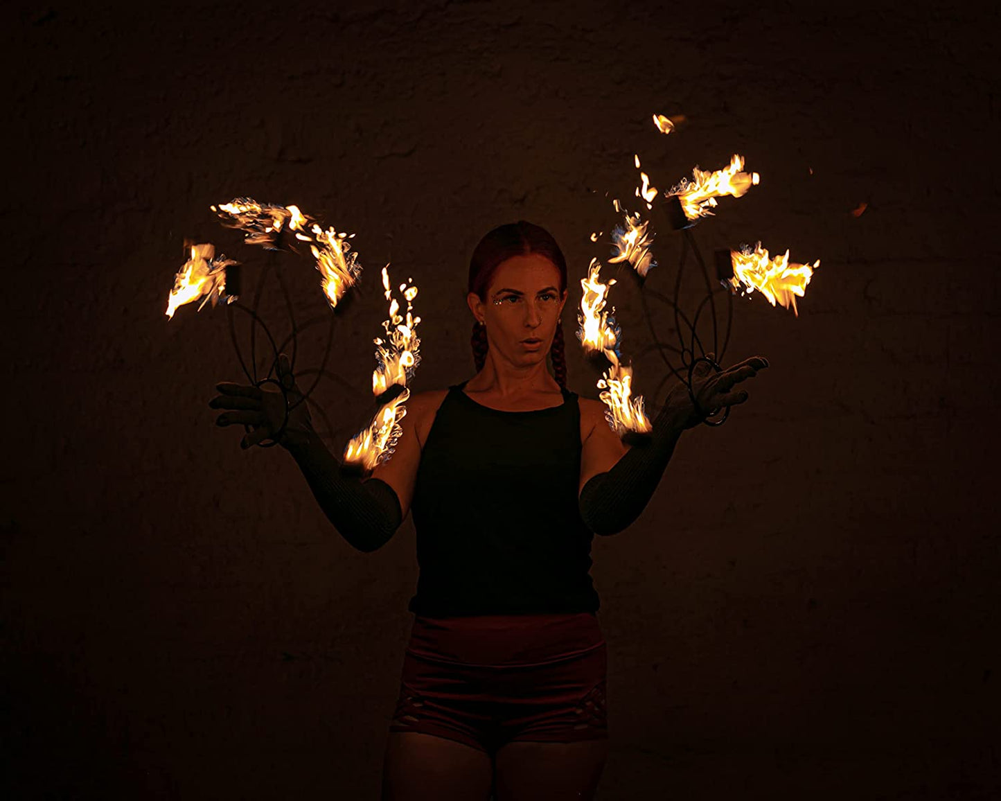 Fire Fans – Spider Web Style by FIRE MECCA