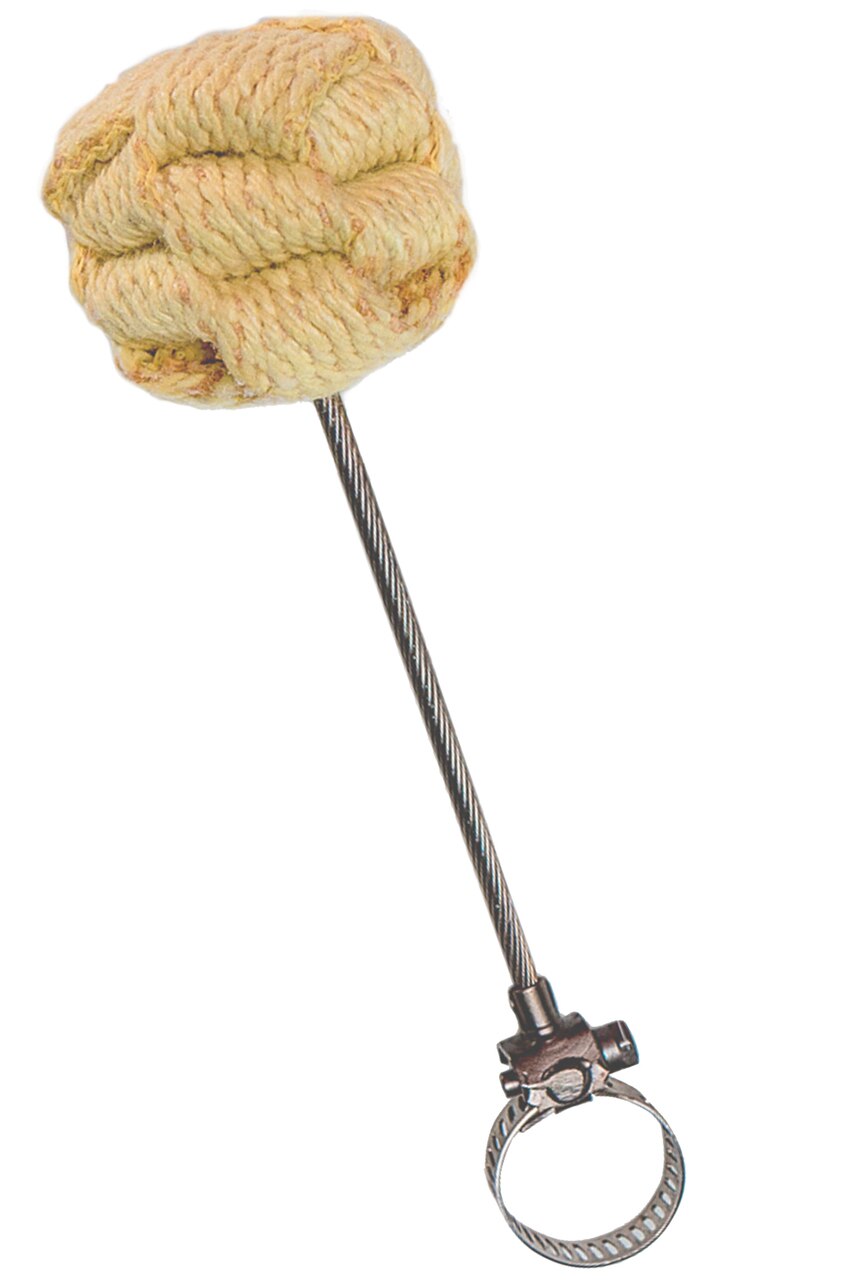 Fire props featuring 1.5-inch woven Kevlar wicks for hula hoops.