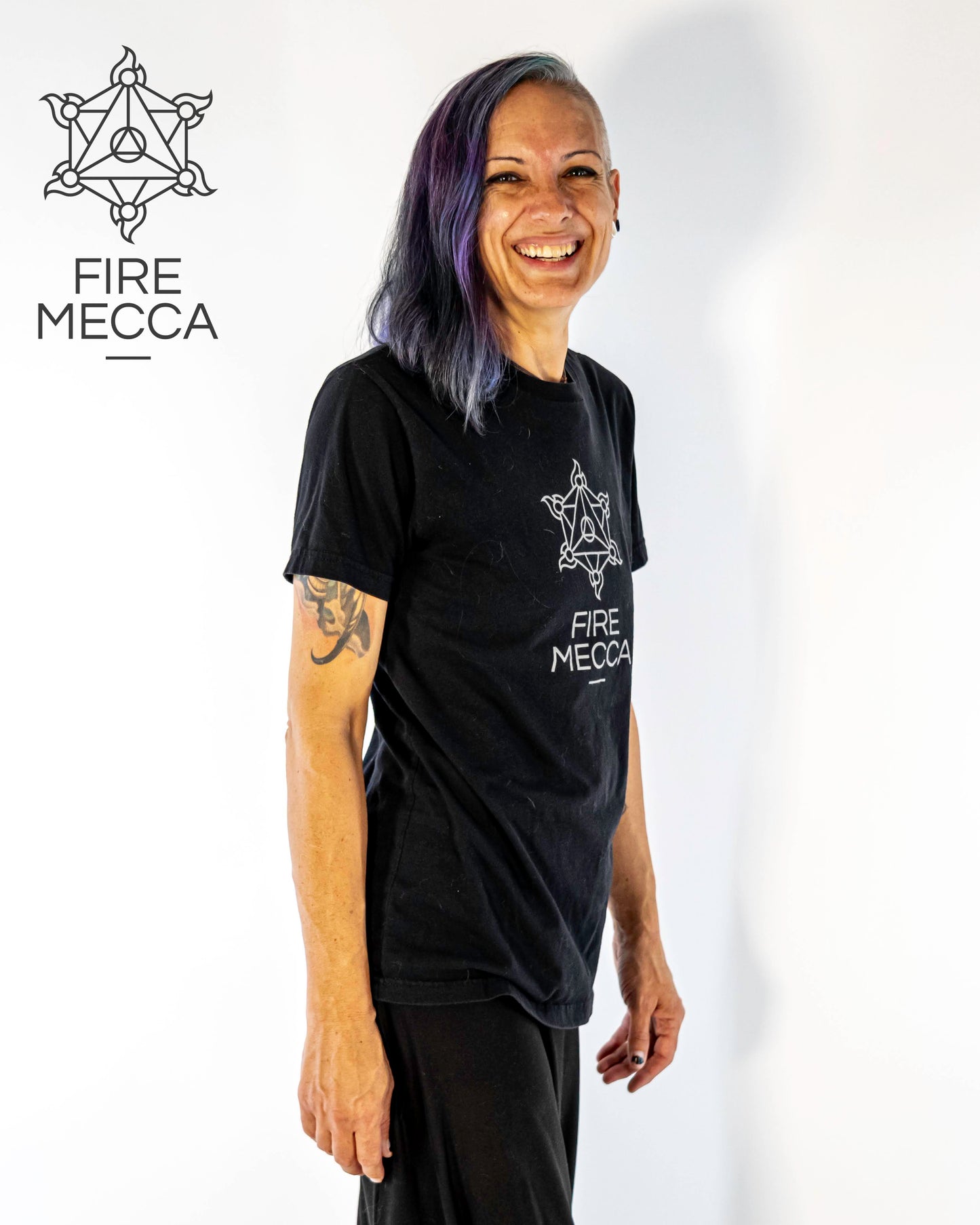 FIRE_MECCA_T-Shirt_100_Cotton_Fire_Resistant_Ink_Performer_Conclave_Flow_Spinning_Circus_Dance_Festivals_Performances_-_Short-Sleeve_T-Shirt