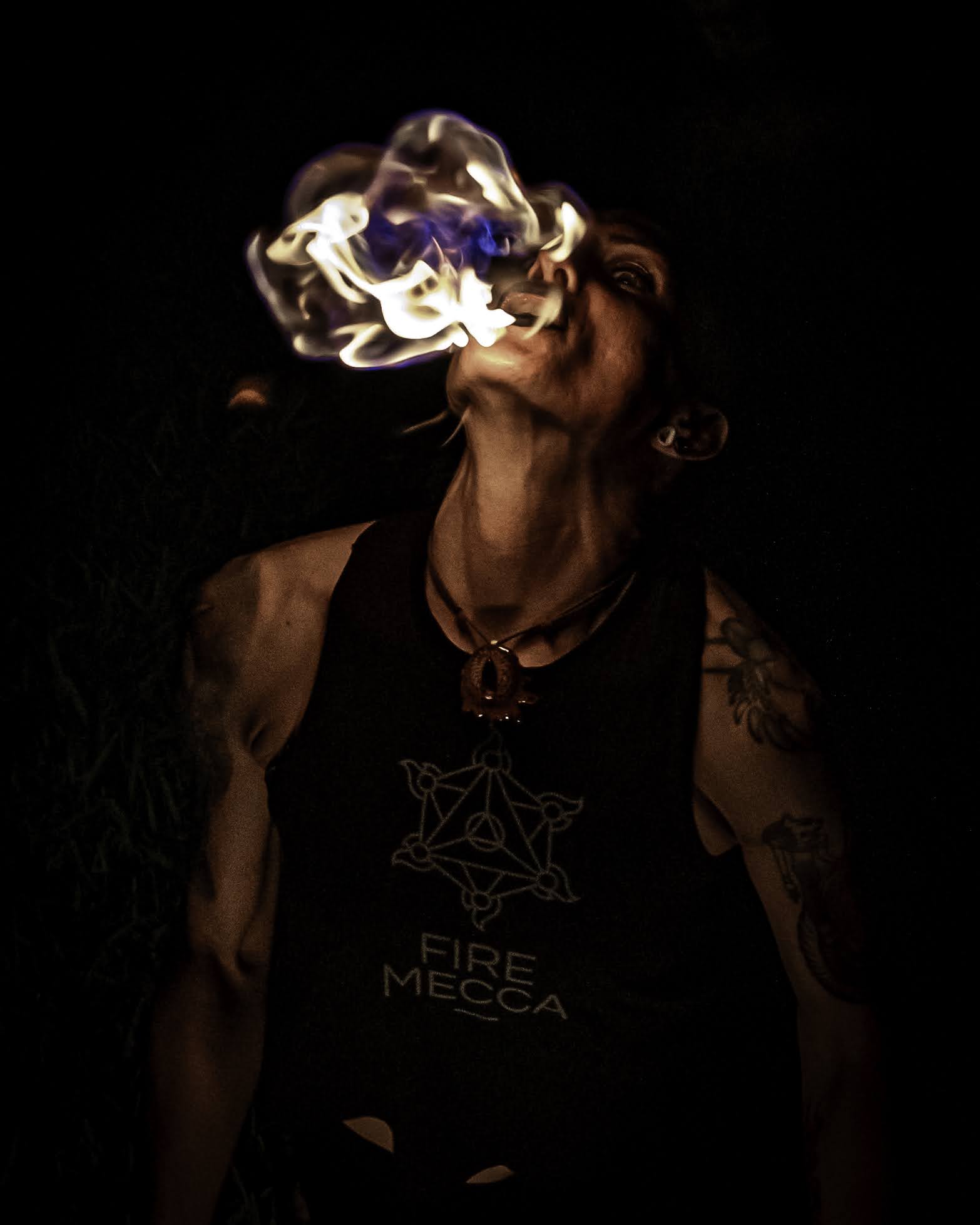 Fire_Eating_Torch_2_Inch_Woven_Kevlar_MoonBlaze_Head_17_Inches_Long_SINGLE_Fire_Breathing_Spitting_Blower_Circus_Flow_Dance_Prop_For_Festivals_Performances_By_FIRE_MECCA