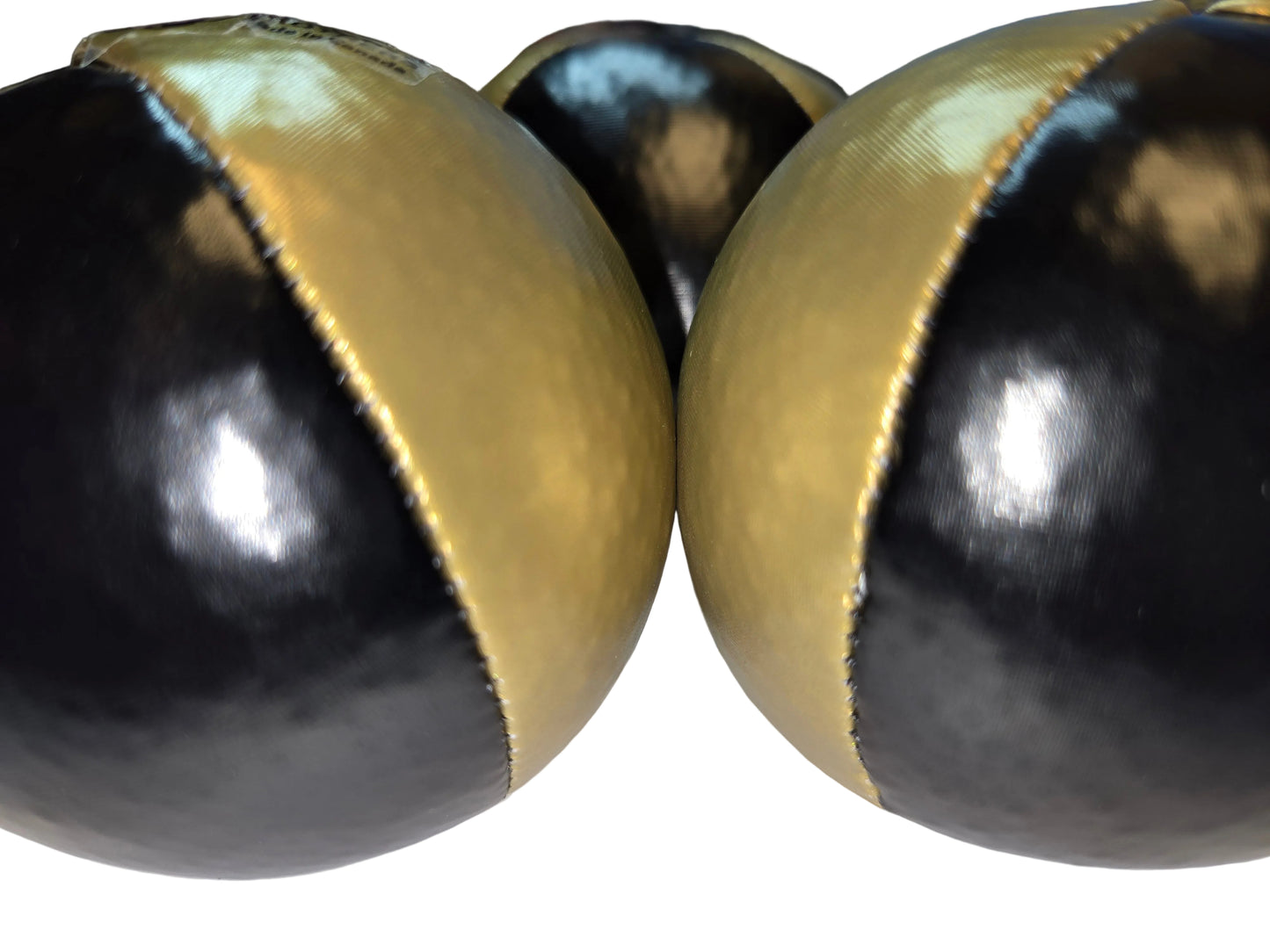 3 HB Artiste Balls in Black and Gold