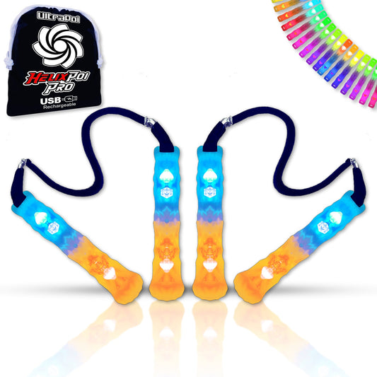 HelixPoi Pro w/ LED GlowStick Handles