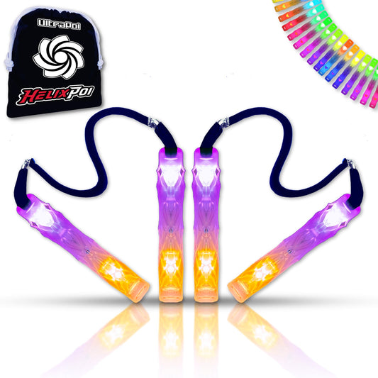 HelixPoi w/ LED GlowStick Handles