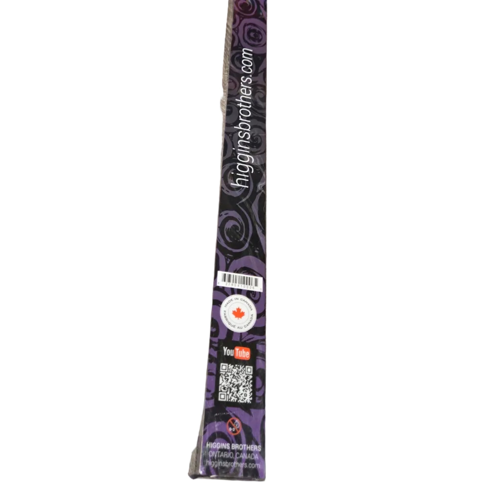 Back of Higgins Brothers Flower Stick Box