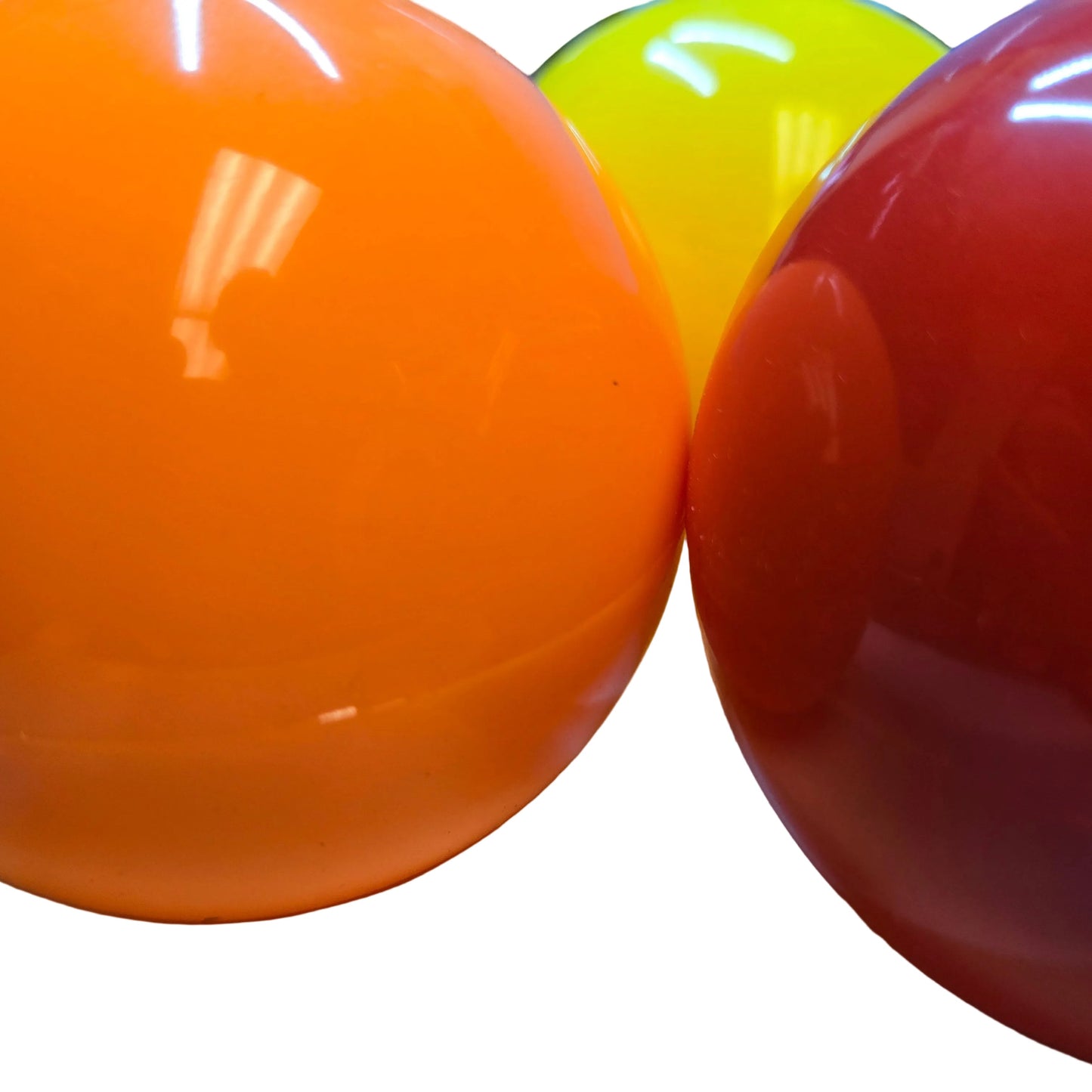 Colorful silicone juggling balls