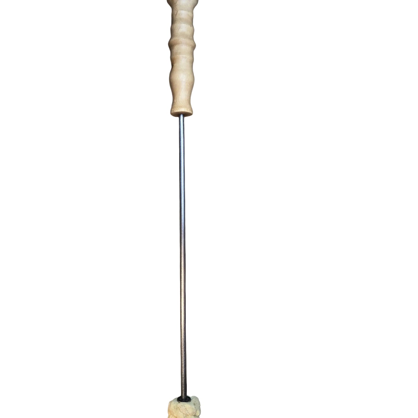 Custom lathed handled fire eating torch from Crystal Figits