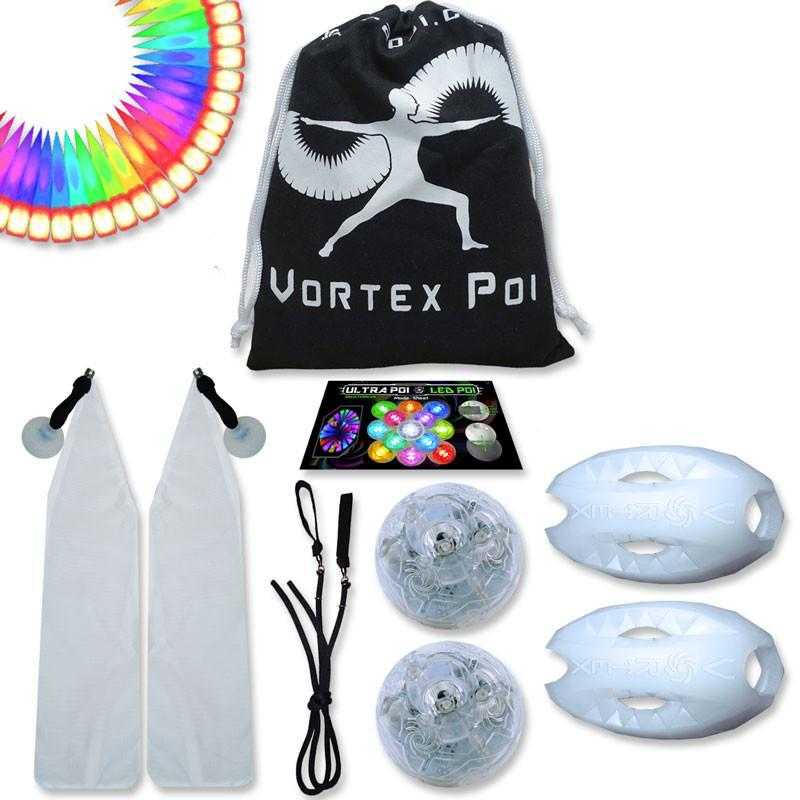 Vortex Poi W/ Non-LED Knob Handles